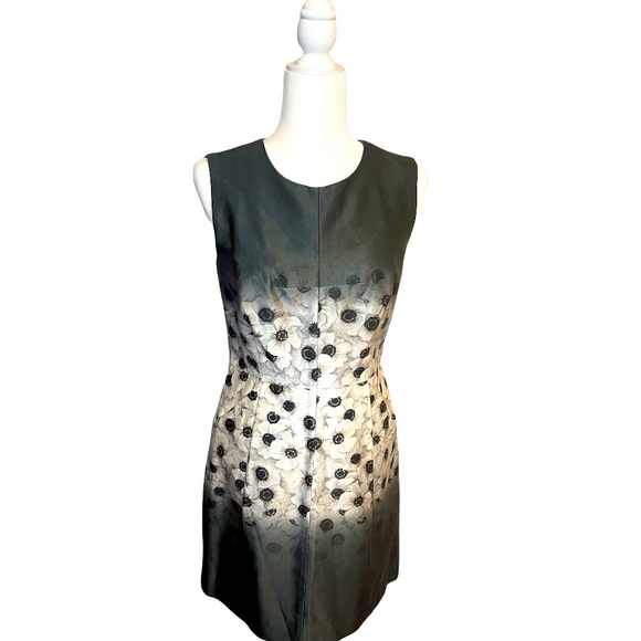 MILLY - Sleeveless shift dress. Two front pockets and exposed zipper. - Picture 2 of 14